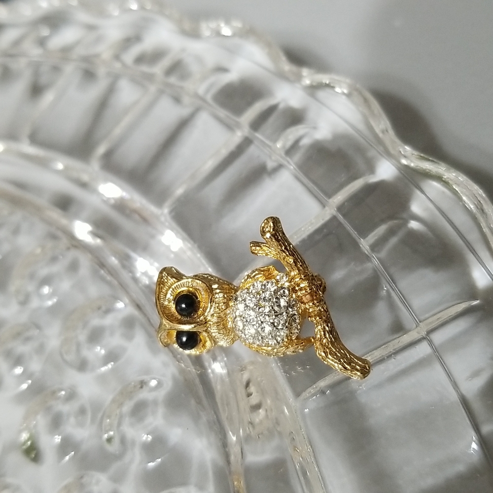 Vintage Rhinestone Pin Brooch by Gem-Craft